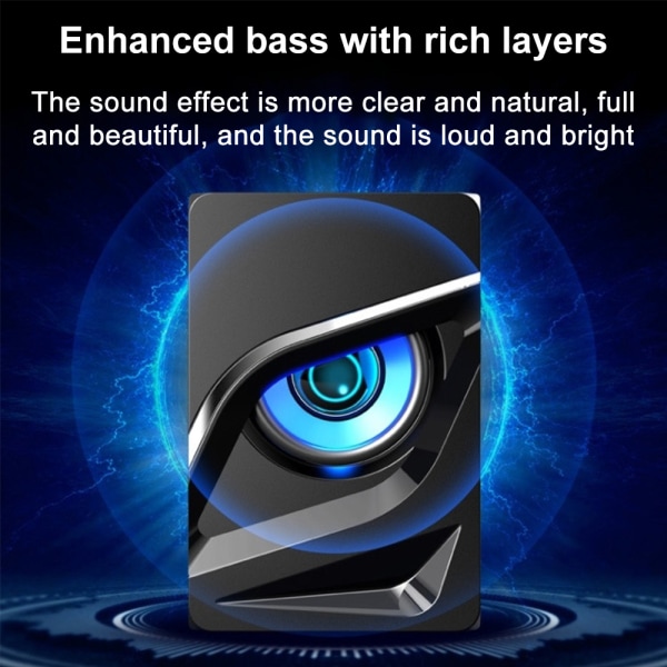 Kablet skrivebords subwoofer for bærbar PC