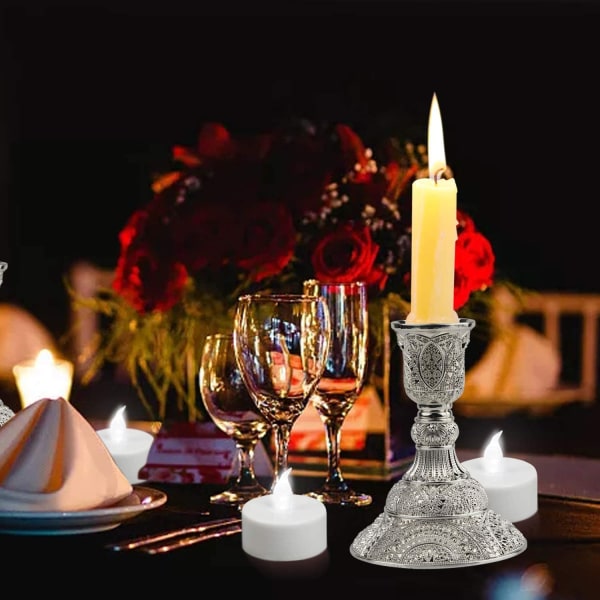 LUSUNT Kerzenständer Kerzenhalter Kandelaber Leuchter, 10*7,9 cm