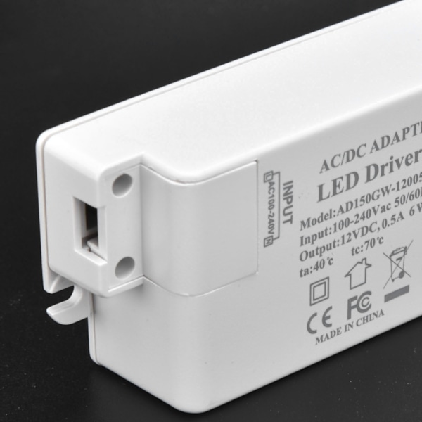 Effektiv AC till DC-omvandlare, LED-drivare för LED-belysningslösningar, perfekt för G4-lampor, MR11/MR16/GU3-spotlights, LED-ljusramper, CCTV-kameror,