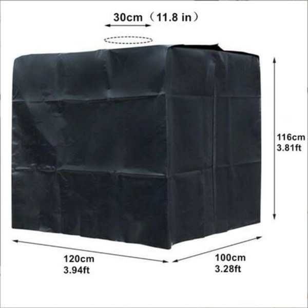 Vattentanksskydd, Skydd för 1000 L IBC-tank, Anti-damm Anti-UV