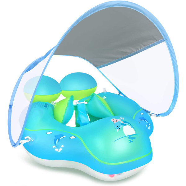 Baby Uppblåsbar Simring, Baby Pool Float med