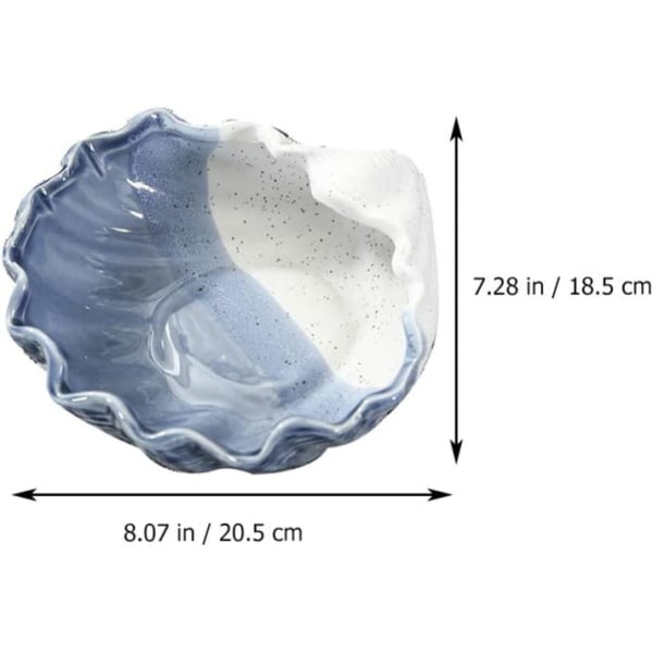 Keramisk Shell BAowl Snack Serveringsopbevarings Skål Dekorative Skåle