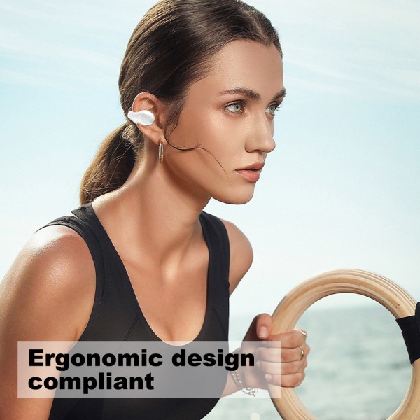 Öronklämma Benledning Hörlurar Öronproppar Bluetooth 5.2,