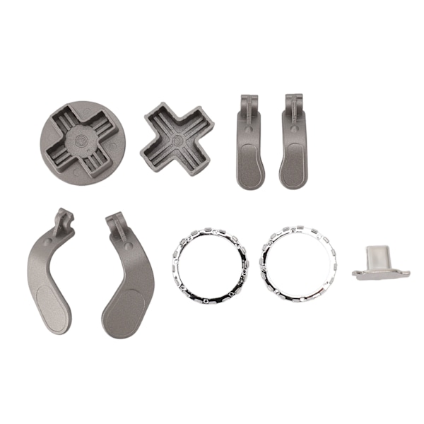 Metall Thumbsticks Professionell 15 i 1 Speltillbehör Ersättning för Xbox One Elite Series 2 Kontroller Silver