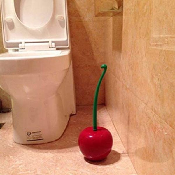 Toilettenbürste WC-Bürste Wein Red Cherry Form