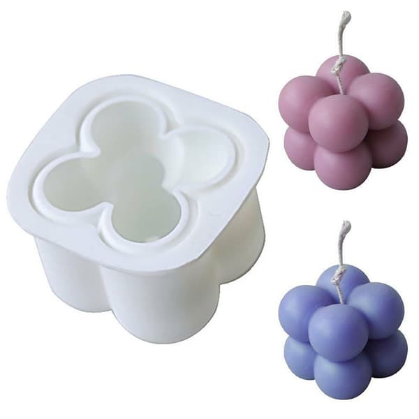 Mini Rubiks kube Duftlys Silikonform