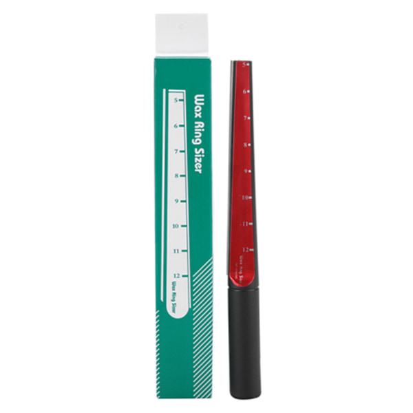 Vaxringstorlek Finger Stick Linjal Smyckesstorlek Mandrel Verktyg