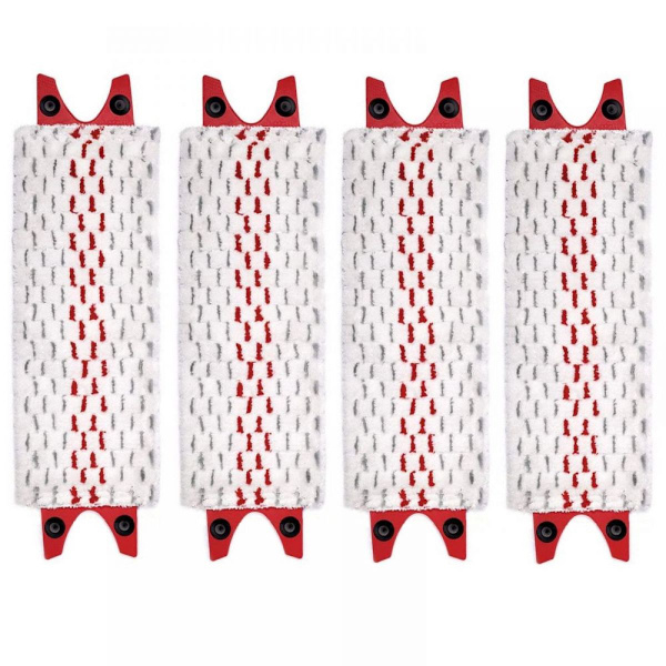 4-pakning mikrofiber gulvmopp erstatningsdeksler for Vileda UltraMax/UltraMaT spraymoppdeksel, ekstra bredt moppdeksel, egnet for vaskemaskiner