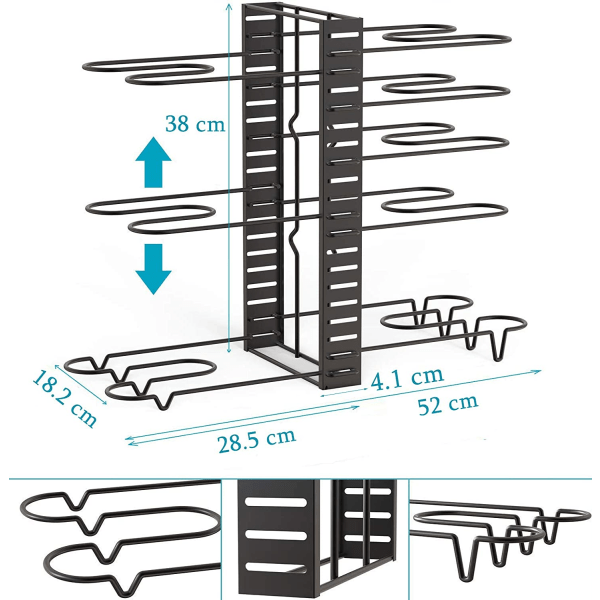 Porte-gryderetter, 2 DIY-metoder Porte-gryderetter Support en