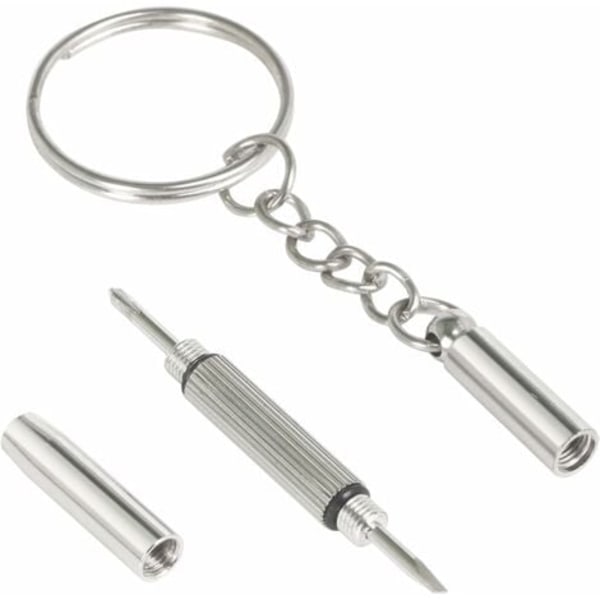 Small screwdriver with two pocket ends for your glasses or