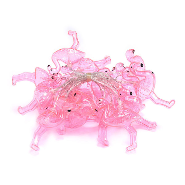 Pink Flamingo Outdoor String Lights Party Lights, Hage Lights