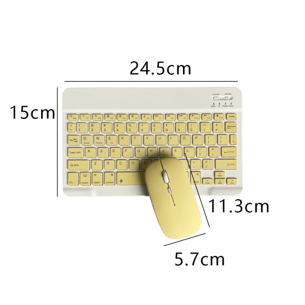 Kombinert Bluetooth-tastatur og mus - Android Windows /iPad iOS