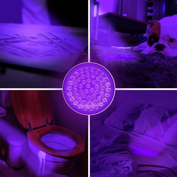 100 lampun UV violetti taskulamppu