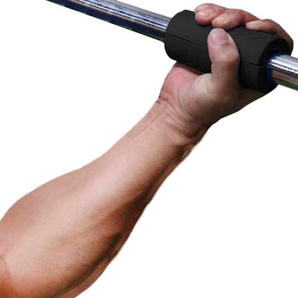 Silikonhantelgrepp Arm Blaster Adapter, Skivstångsgrepp för snabb muskeltillväxt vid tyngdlyftning och handavlastning
