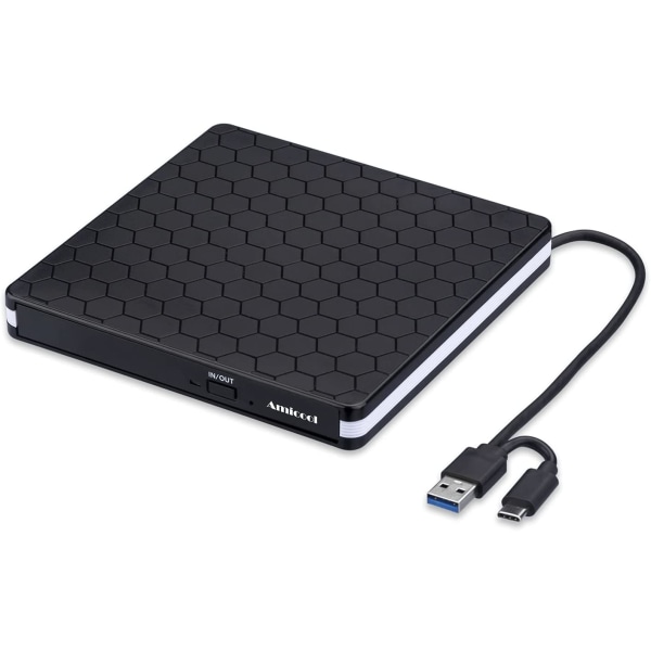 Ulkoinen DVD-asema, Amicool USB 3.0 Type-C CD DVD +/-RW optinen