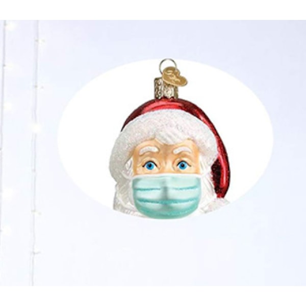Julepynt med maske, julepynt til treet