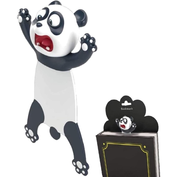 Panda bokmärke, roligt och intressant