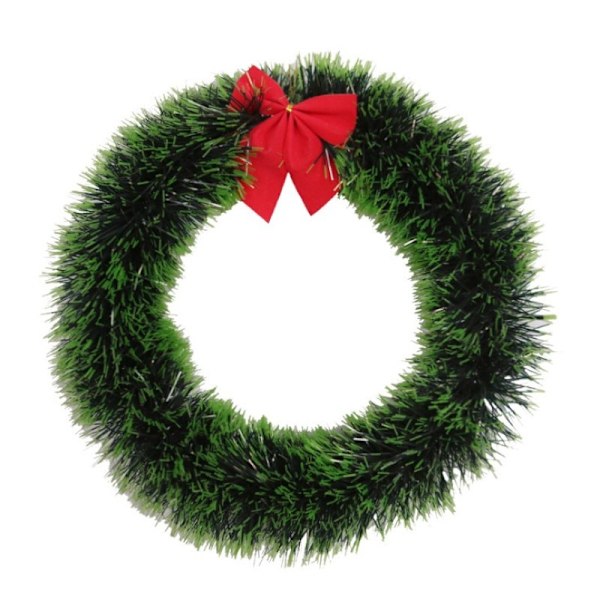 Julkrans, Bowknot Dörrkrans Jul Juldekoration Kra