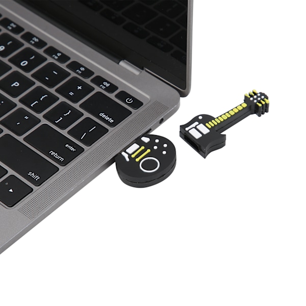 Flash Disk Bærbar Tegneserie Guitarformet USB Thumb Memory Stick til Informationslagring Dataoverførsel Gave(16GB )
