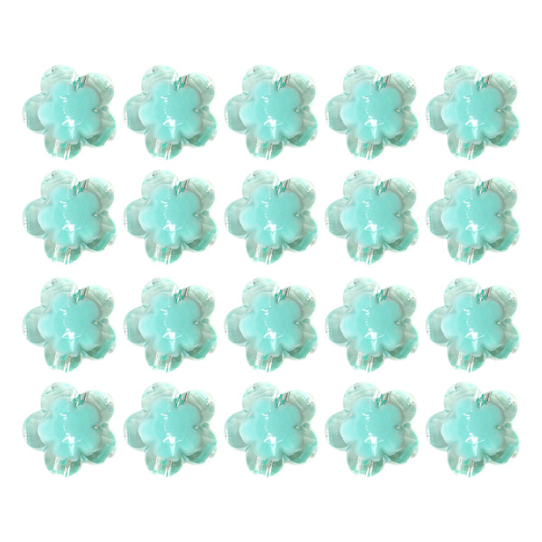50 st Akryl Pärlor Medium Pärlor Blommor 4 Färger DIY Pärlor
