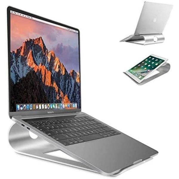 Laptopstativ Bärbar Aluminiumlegering Skrivbordsställ Kylställ - Universellt Stativ för Datorer, Surfplattor Netbook Böcker eller som Sängbord
