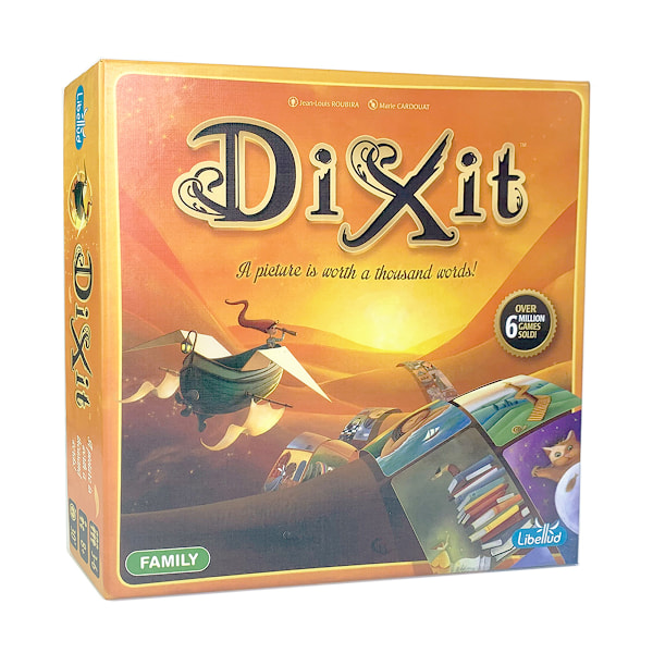 Dixit Brætspil - Det Prisvindende Spil om Fantasi og Kreativitet! Sjovt Familiespil til Børn & Voksne