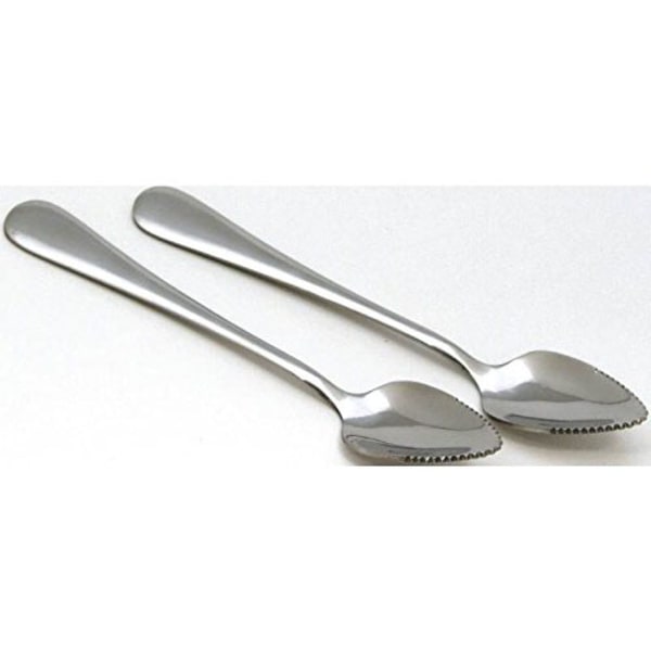 Grapefruktsked, 2-pack, 7 tum L, silver