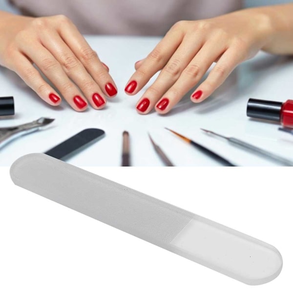 3 st nagelfil Nano glas nagelbuffer slipning polering remsa manikyrverktyg