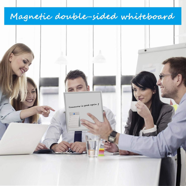 Liten torr raderbar whiteboard, magnetisk skrivbords whiteboard 10\" x