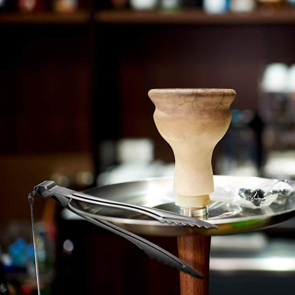 2 Pakker Vannpipe Tenger Sett Rustfritt Stål Vannpipe Kull Tenger