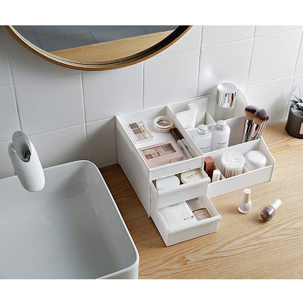 Makeup Organizer Med Skuffer — Countertop Organizer til