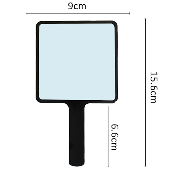 partable Mirror  Kampaamo Kädessä Peili Kahvalla