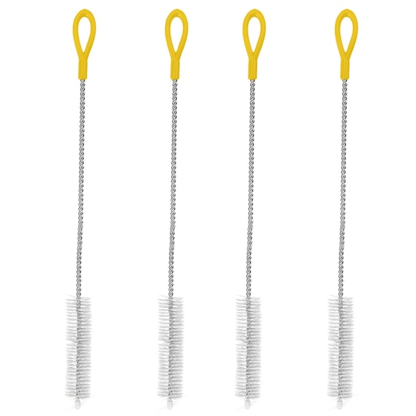 Cleaning brush Set of 4-extra long straw cleaner for metal and