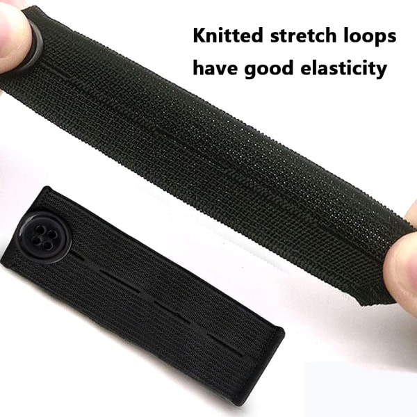 Knaphuls-elastikbånd til bukser Knapforlængere, barsel
