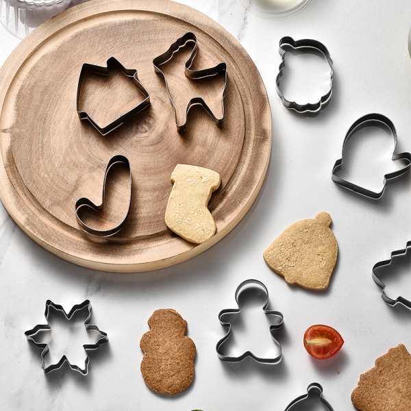Christmas Cookie Cutter Sett - Holiday Cookies Former