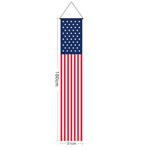4. heinäkuuta koristeet ulkona - Ripustettavat Amerikan lipun bannerit