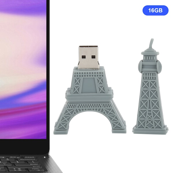 Unik Form USB-minne Silikon Portabel Dataöverföring USB-sticka för PC Laptop 16GB