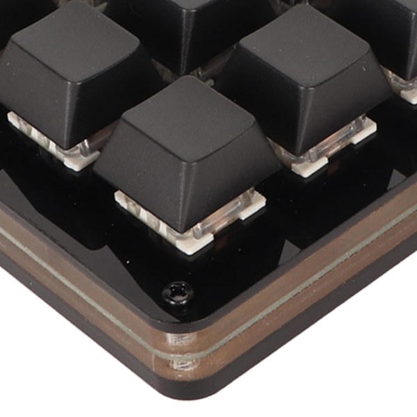Mini tilpasset tastatur 15 taster 3 knotter programmerbar blå bryter Hot Swappable programmering makro tastatur for dataspill