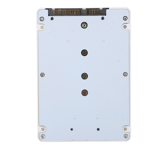 NGFF SSD Solid State Drive til SATA3 Riser Adapter Konverterkort Hvit