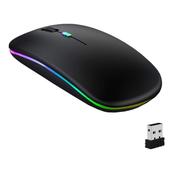 Wireless charging ultra-thin Bluetooth dual-mode silent mouse