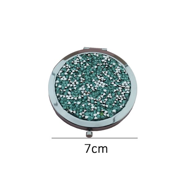 Spejl Kosmetisk Mini Mix Diamant Makeup Spejl Foldning Mini