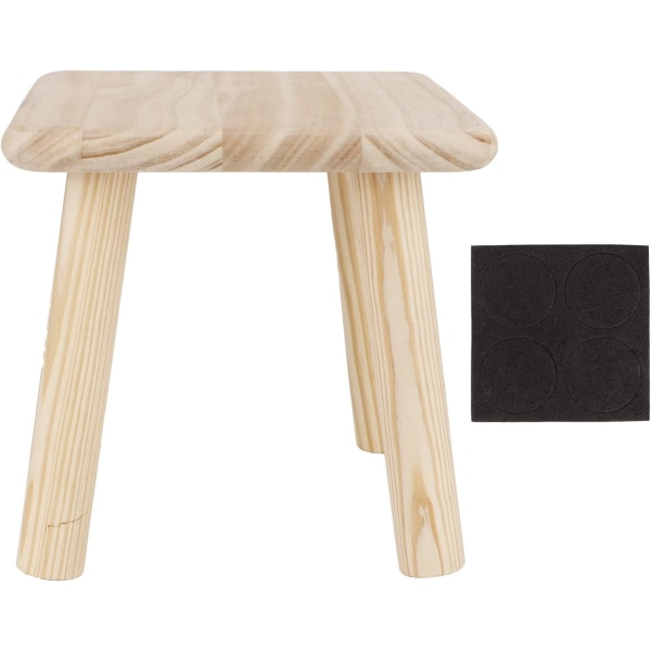 Träpall, fotpall sadelpall
