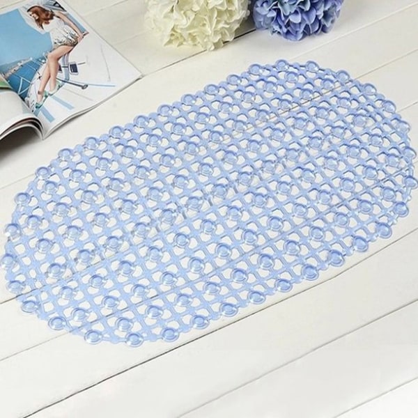 Non-Slip Bath Floor Bubble Shower Tub Mat Plastic Rubber