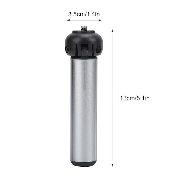 Sunnylife Mini-stativ i aluminiumlegering, handhållet hopfällbart fäste, tillbehör för actionkamera