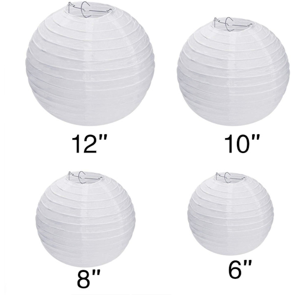 Lihao Papir Lanterne Lampskærm Bryllupsdekoration Papir Lanterne