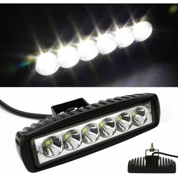 18W LED arbejdslys 12V 24V offroad spotlight til traktor,