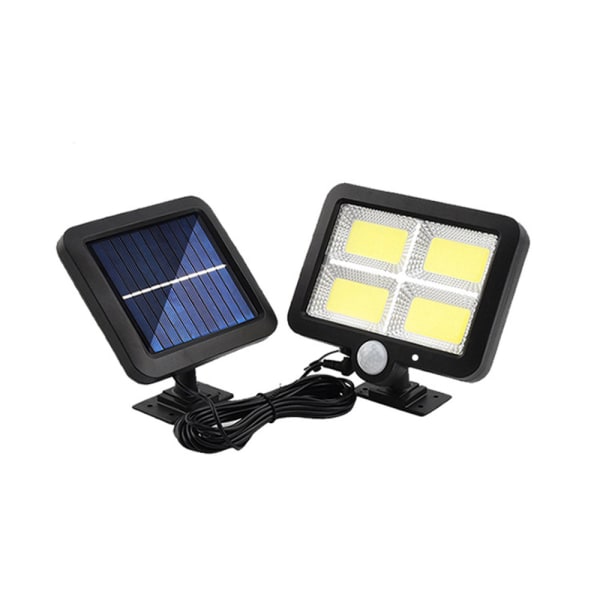 Solcellelampe Bevægelsessensor med Flere COB LED'er, 3 Tilstande, Til I