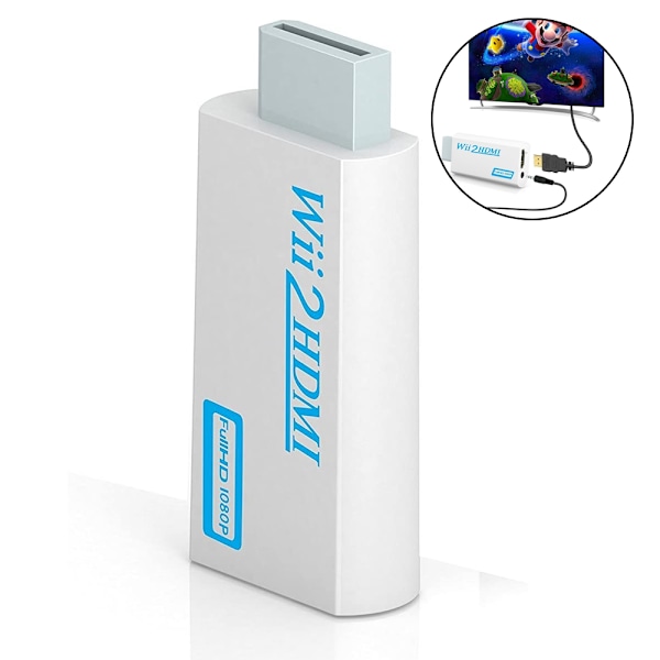 Wii Hdmi-konverteradapter, Wii til Hdmi-stik til videooutput