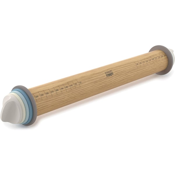 Adjustable Rolling Pin with Removable Rings