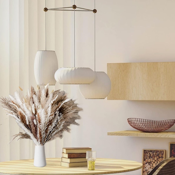 Bröllopsdekoration, Boho Torkade Blomsterbuketter, Lantlig Chic, Sol-Fluff Återupplivning, Hårspray-Fixering för Lång Livslängd, Anpassningsbara DIY-Arrangemang